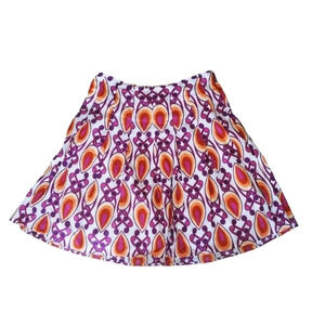 Mossimo Retro Vintage Printed  Lightweight A-Line Full Skirt Pleats 6